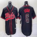 Nike Cincinnati Reds #6 Jonathan India black majestic baseball jerseys Joint name-BD 05