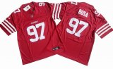 San Francisco 49ers 97# Nick Bosa red Nike Vapor F.U.S.E. Limited Jersey big size