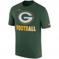 Green Bay Packers Nike Sideline Legend Football Performance T-Shirt - Green