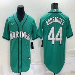 Nike Seattle Mariners #44 #44 Julio Rodríguez green majestic mlb jersey-BD