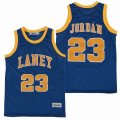 Bulls #23 Michael Jordan Blue Laney High School Classic Stitched NBA Jersey-SG