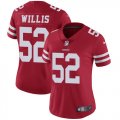 Women 49ers #52 Patrick Willis nike red Color Rush Limited Jersey