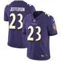 Baltimore Ravens #23 Jefferson Nike purple Color Rush Limited Jersey