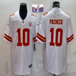 Nike Kansas City Chiefs #10 Isiah Pacheco white Color Rush Limited Jersey-BD