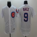 2016 Chicago Cubs #9 Javier Baez white Flexbase Authentic Collection Jersey