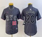 Youth Nike New York Mets #20 Pete Alonso gray majestic mlb jerseys majestic baseball jerseys 03