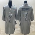 2023 NFL Super Bowl Nike Philadelphia Eagles #7 Haason Reddick gray Color Rush Limited Jersey