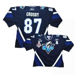 Reebok Canadian Hockey League(CHL) #87 Sidney Crosby Navy Blue