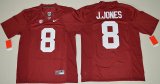 Alabama Crimson Tide Julio Jones 8 College Football Limited Jersey - Crimson