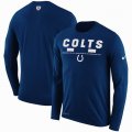 Men's Indianapolis Colts Nike Royal Sideline Legend Staff Performance Long Sleeve T-Shirt