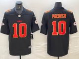 Nike Kansas City Chiefs #10 Isiah Pacheco black gold Color Rush Limited Jersey