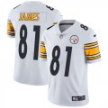 Pittsburgh Steelers #81 Jesse James Nike white Color Rush Limited Jersey