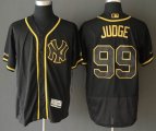 New York Yankees #99 Aaron Judge black Flexbase Authentic Collection Jersey-WL