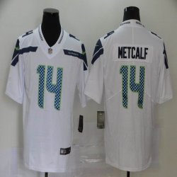 Seattle Seahawks #14 D.K. Metcalf white Color Rush Limited Jersey