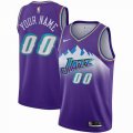 Customized Utah Jazz purple basketball jerseys