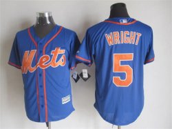 New York Mets #5 David Wright Blue Alternate Home New Cool Base Stitched Baseball Jersey