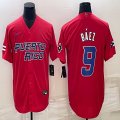 Puerto Rico #9 Baseball #9 Javier Báez red 2023 World Baseball Classic Replica Player Jersey 06