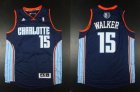 Charlotte Bobcats 15 Kemba Walker New Revolution 30 Swingman blue nba Jersey