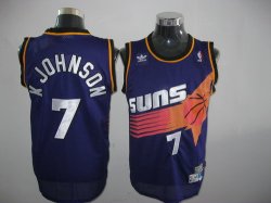 phoenlx Sun KJOHNSON 7# purple jerseys