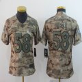 Women Denver Broncos #58 Von Miller Nike Camo color Rush Limited Jersey-BD