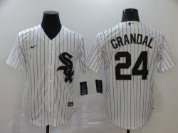 Nike Chicago White Sox #24 Grandal white majestic baseball jerseys