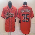 Nike Houston Astros #35 Justin Verlander orange majestic baseball jerseys Joint name -BD 02