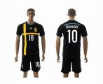 2014-2015 Sweden national team IBRAHIMOVIC black soccer jerseys away