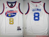 Adidas Denver Nuggets #8 Danilo Gallinari White New NBA Revolution 30 Jerseys