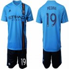 2019-2020 New York City club #19 MEDINA blue soccer jerseys home