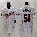 San Diego Padres #51 Hoffman white throwback MLB Baseball jerseys