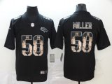 Nike Broncos #58 Von Miller black Color Rush Limited Jersey Goddess Fashion Edition