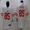 49ers #85 George Kittle nike white Color Rush Limited Jersey