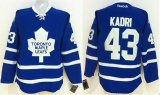 Toronto Maple Leafs Nazem Kadri 43 Blue nhl hockey Jerseys