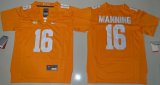 2016 Youth Tennessee Volunteers Peyton Manning 16 College Football Limited Jersey - Orange