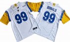 Los Angeles Rams 99# Aaron Donald white Nike Vapor F.U.S.E. Limited Jersey