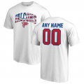 Atlanta Falcons NFL Pro Line by Fanatics Branded Any Name & Number Banner Wave T-Shirt â€“ White