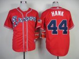 2014 Atlanta Braves 44 HANK throwback red mlb jerseys