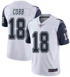 Dallas Cowboys #18 Randall Cobb Nike white Color Rush Limited Jerseys