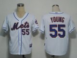 MLB Jerseys New York Mets 55 Young White