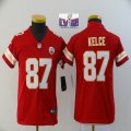 Youth Nike Kansas City Chiefs Travis Kelce #87 red Color Rush Limited Jerseys