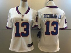 Youth New York Giants #13 Odell Beckham Jr Nike White Color Rush Limited Jersey