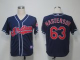 MLB Jerseys Cleveland Indians 63 Masterson Blue