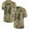 Pittsburgh Steelers #84 Antonio Brown Nike Camo Salute to Service Retired Player Limited Jersey