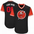 Custom Washington National black baseball jerseys