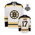 2013 NHL Stanley Cup Boston Bruins 17 Lucic White Jersey