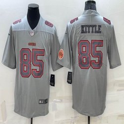 Nike 49ers #85 George Kittle gray nike Color Rush Limited Jersey CA4