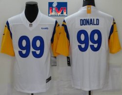 Nike Rams #99 Aaron Donald white Color Rush Limited Jersey-BD 01