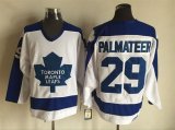 Toronto Maple Leafs #29 William Nylander CCM throwback white blue hockey jerseys