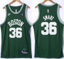 Nike Boston Celtics 36# Marcus Smart green basketball jerseys-XD