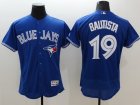 2016 Toronto Blue Jays 19 Jose Bautista blue elite baseball Jerseys